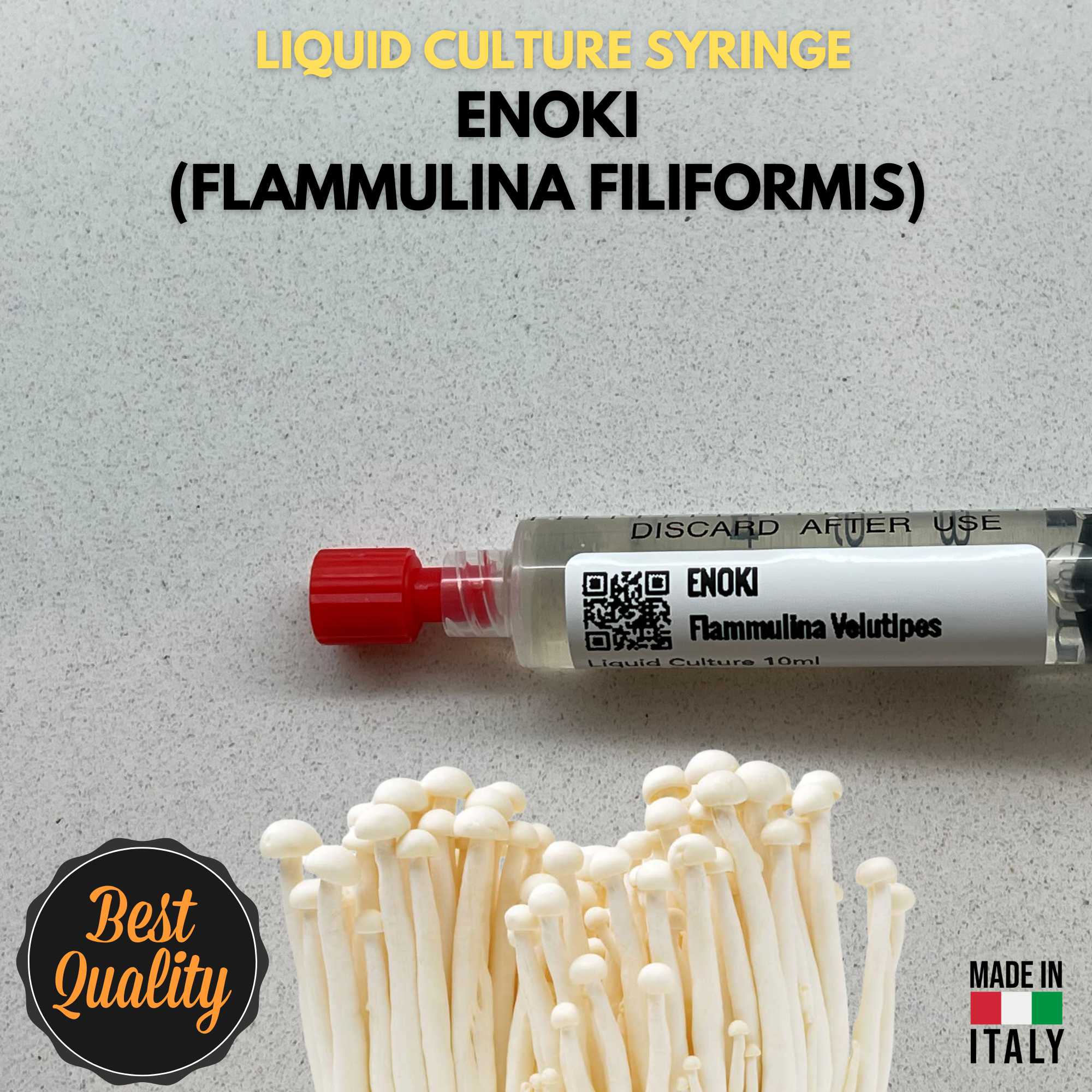 Cultura Liquida Antler Reishi - Ganoderma lucidum - Micelio Fungo Medicinale Premium - Made in Italy