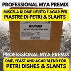 MYA Agar Premix 100g Terreno Micologia Piastre Petri Slant Coltura