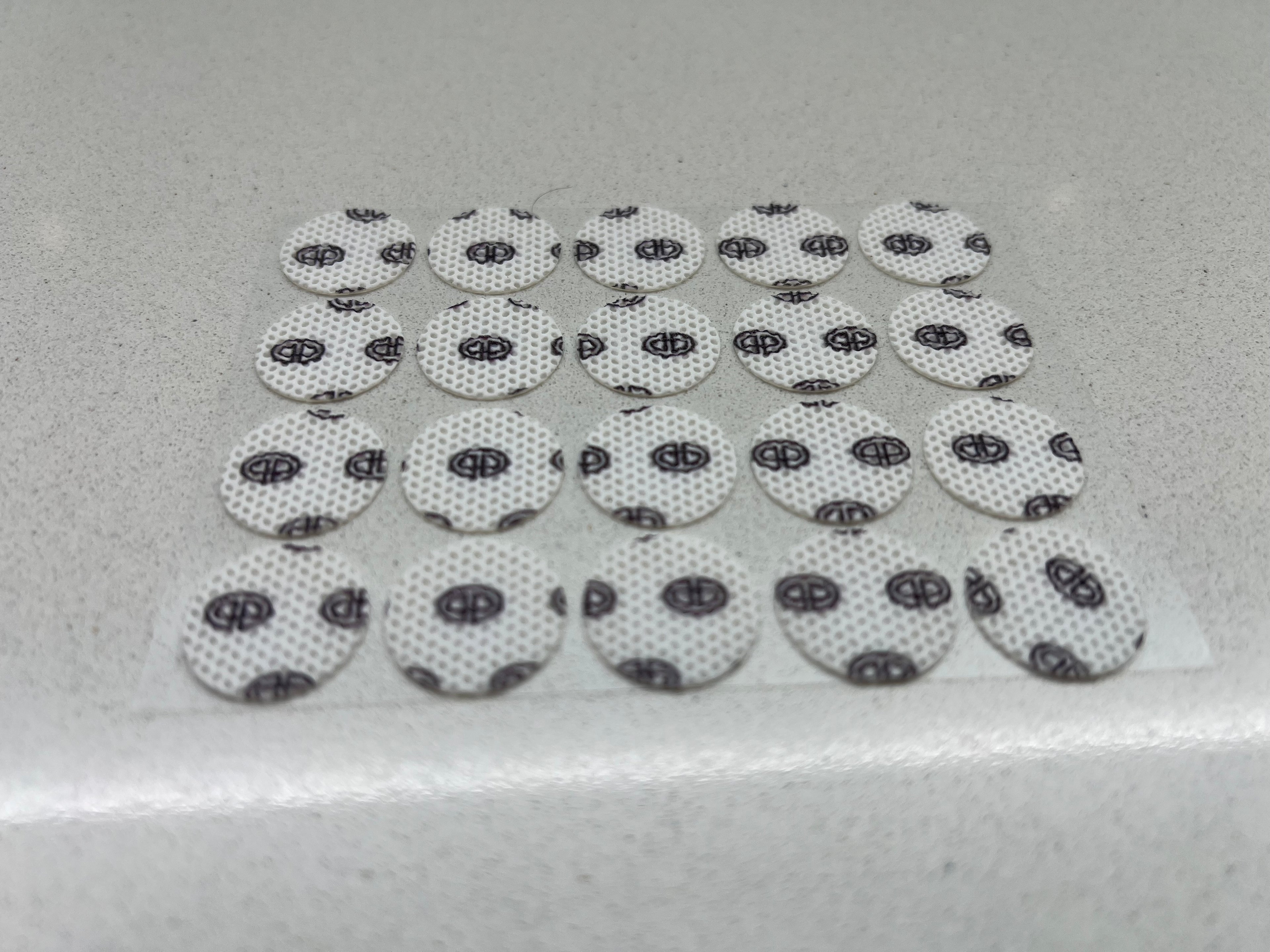 20 Filtri Patch 0,22 Micron per Coperchi Mason Jar | Scambio Gassoso Sterile | Micologia Funghi