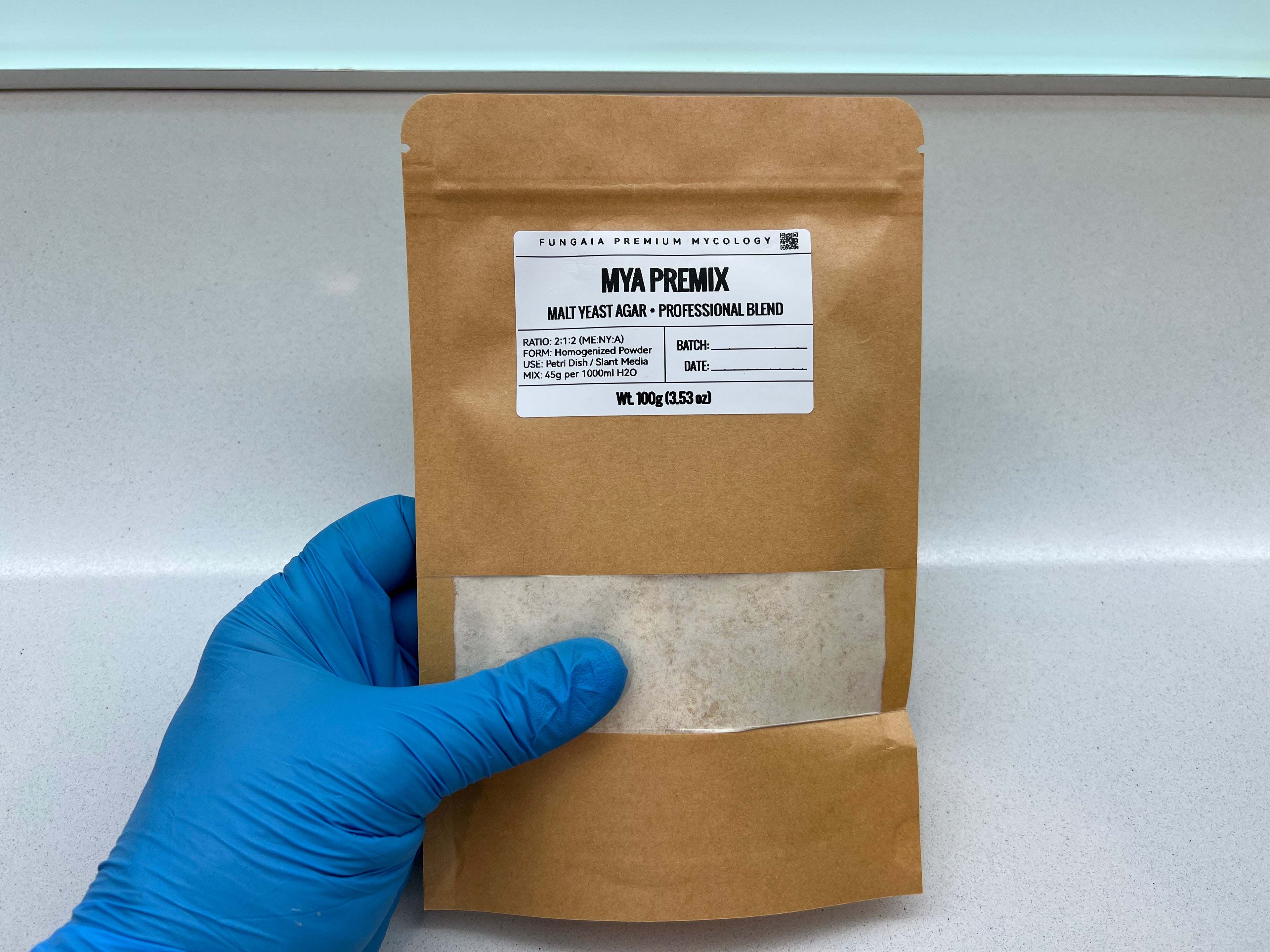 MYA Agar Premix 100g Terreno Micologia Piastre Petri Slant Coltura