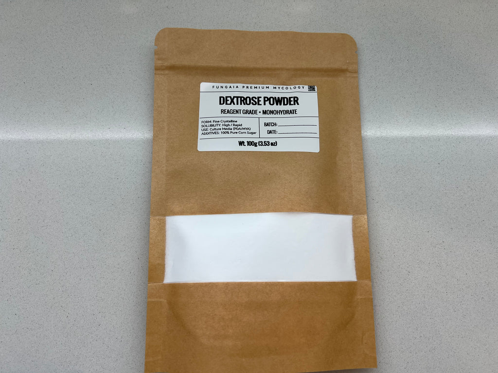 Destrosio Puro 100g Micologia Coltura Liquida Agar PDA Nutriente