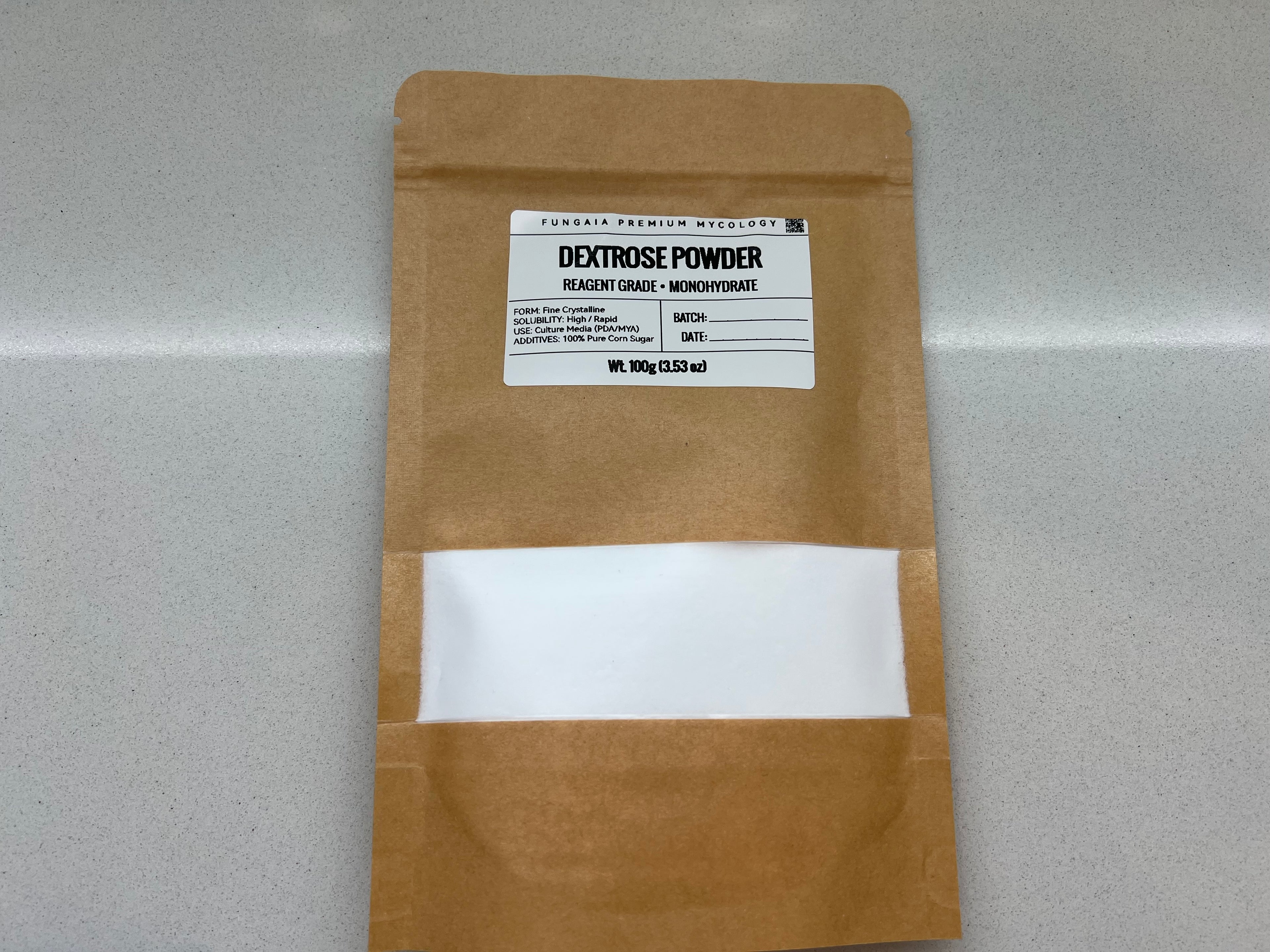 Destrosio Puro 100g Micologia Coltura Liquida Agar PDA Nutriente