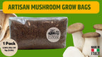 Substrato Funghi Premium 5 Sacchi | 10kg | Faggio Sterilizzato