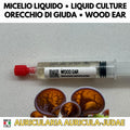 Wood Ear Liquid Culture Auricularia Auricula-Judae Live Mycelium Syringe 10ml Jelly Ear Mushroom Culture Lab Grade Mycology Supplies