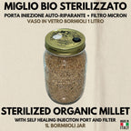 Spawn Enoki 1L Miglio Bio | Colonizzato | Qualità Laboratorio